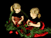 Isabella & Annabella Holiday Portraits